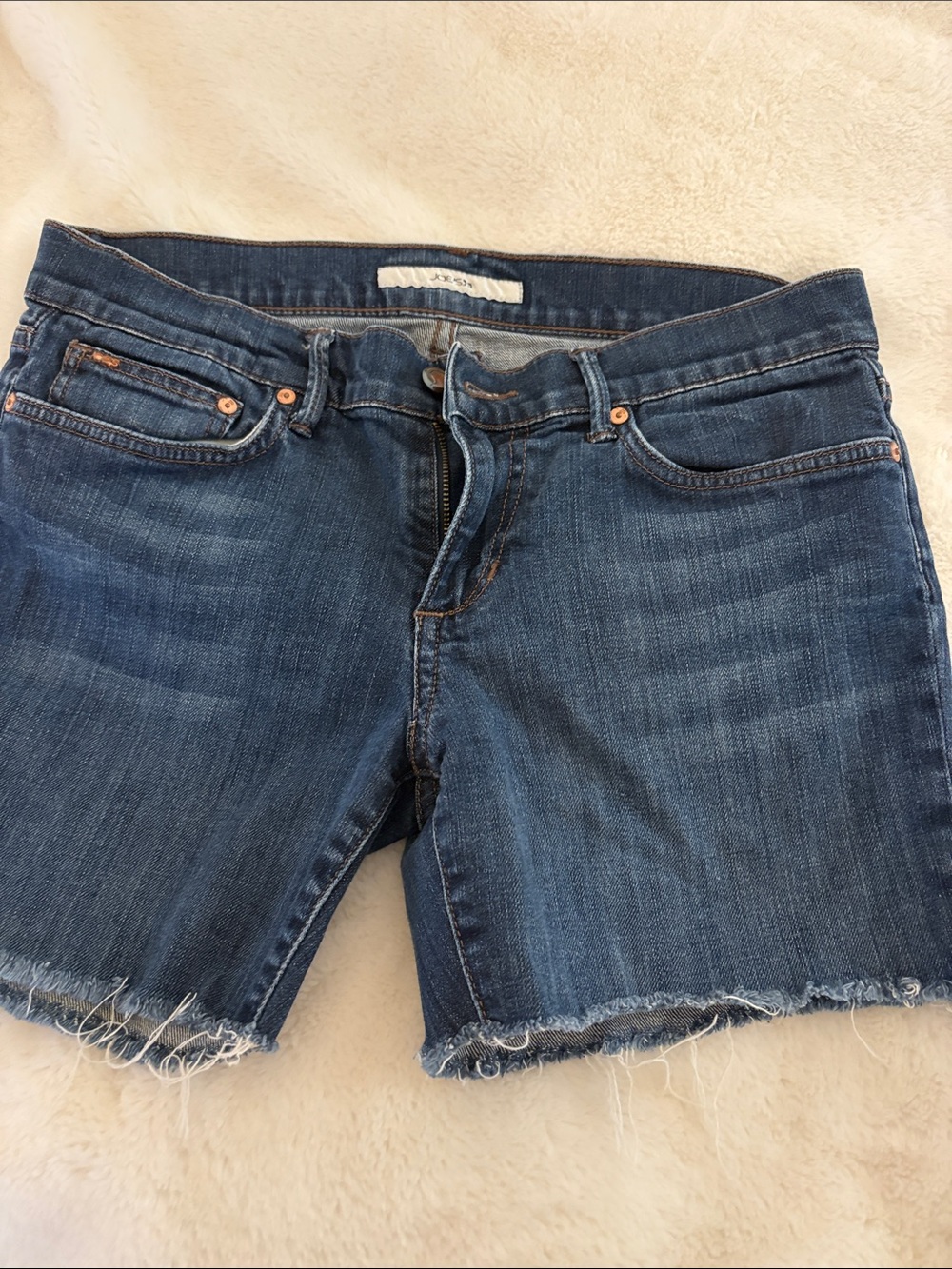 Joe's Jeans Indigo Blue Mid-Rise Denim